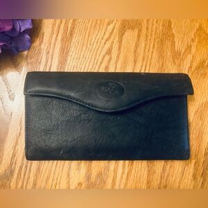 Buxton Leather Black Wallet